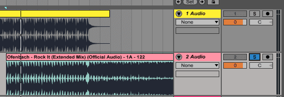 beatmatching in ableton