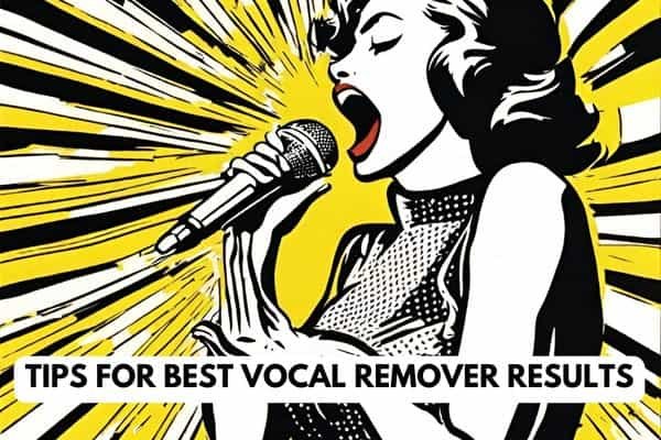 Tips for the best vocal remover results