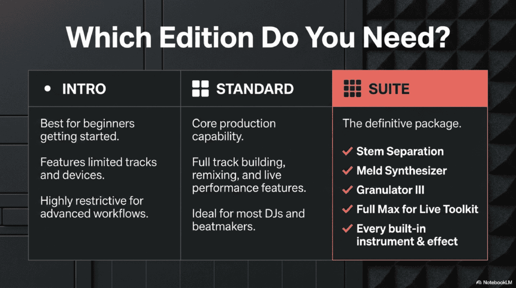 slide_8 which ableton 12 edition to buy