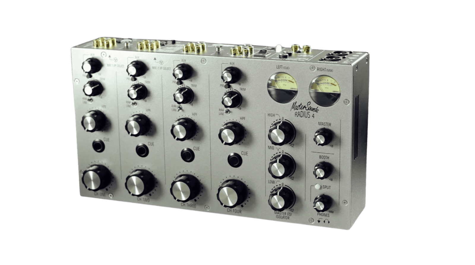 MasterSounds Radius 4 rotary DJ mixer