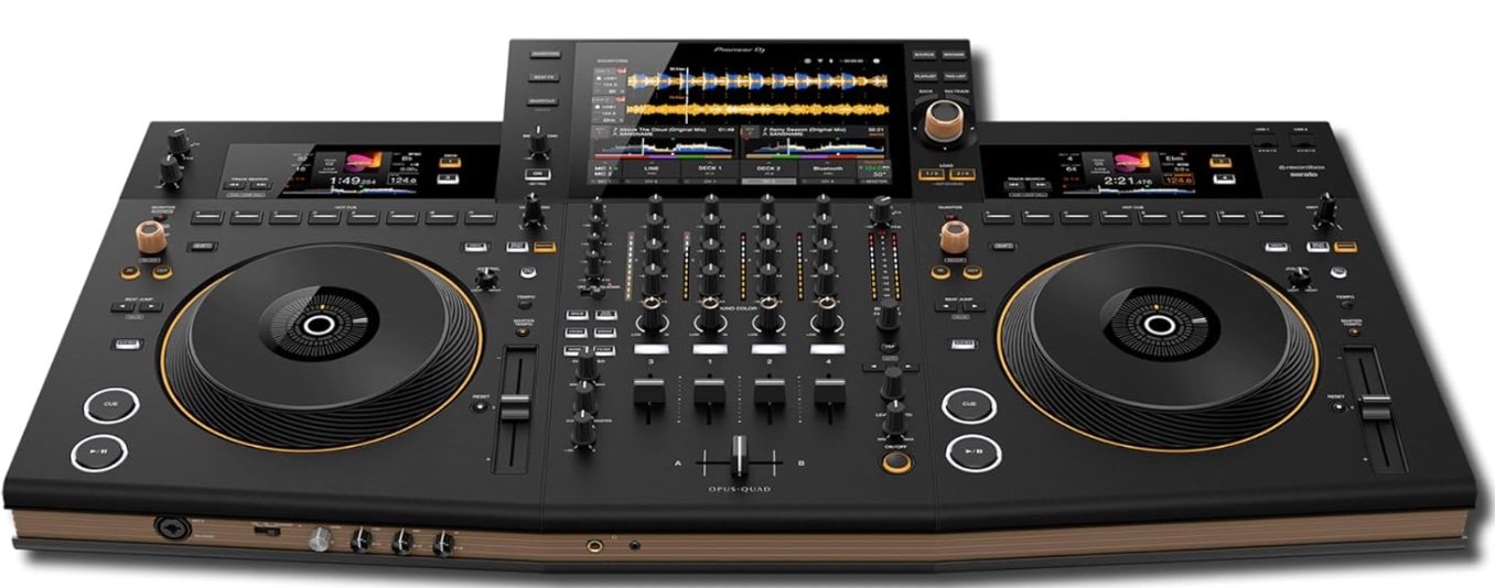 Pioneer DJ OPUS-QUAD premium standalone DJ system, top view