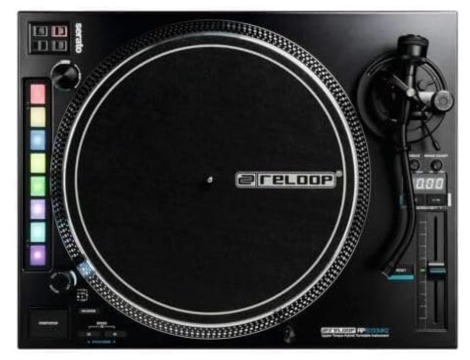 Reloop RP-8000 MK2 hybrid DJ turntable with performance pads