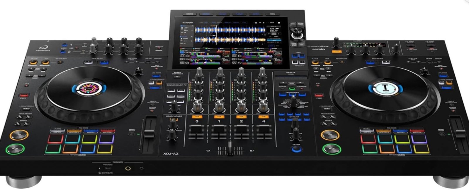 AlphaTheta Pioneer DJ XDJ-AZ standalone DJ system, top view