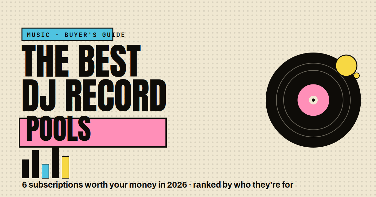 Best DJ Record Pools 2026: 6 Subscriptions Worth Your Money