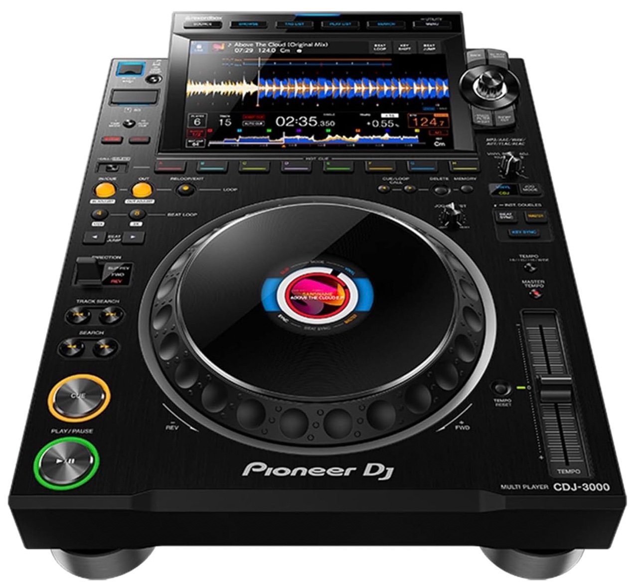Pioneer DJ CDJ-3000 top view