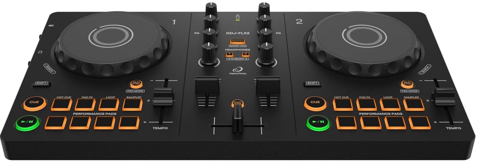 AlphaTheta DDJ-FLX2 budget DJ controller