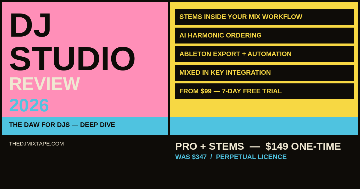 DJ.Studio Review 2026: The DAW for DJs, Tested