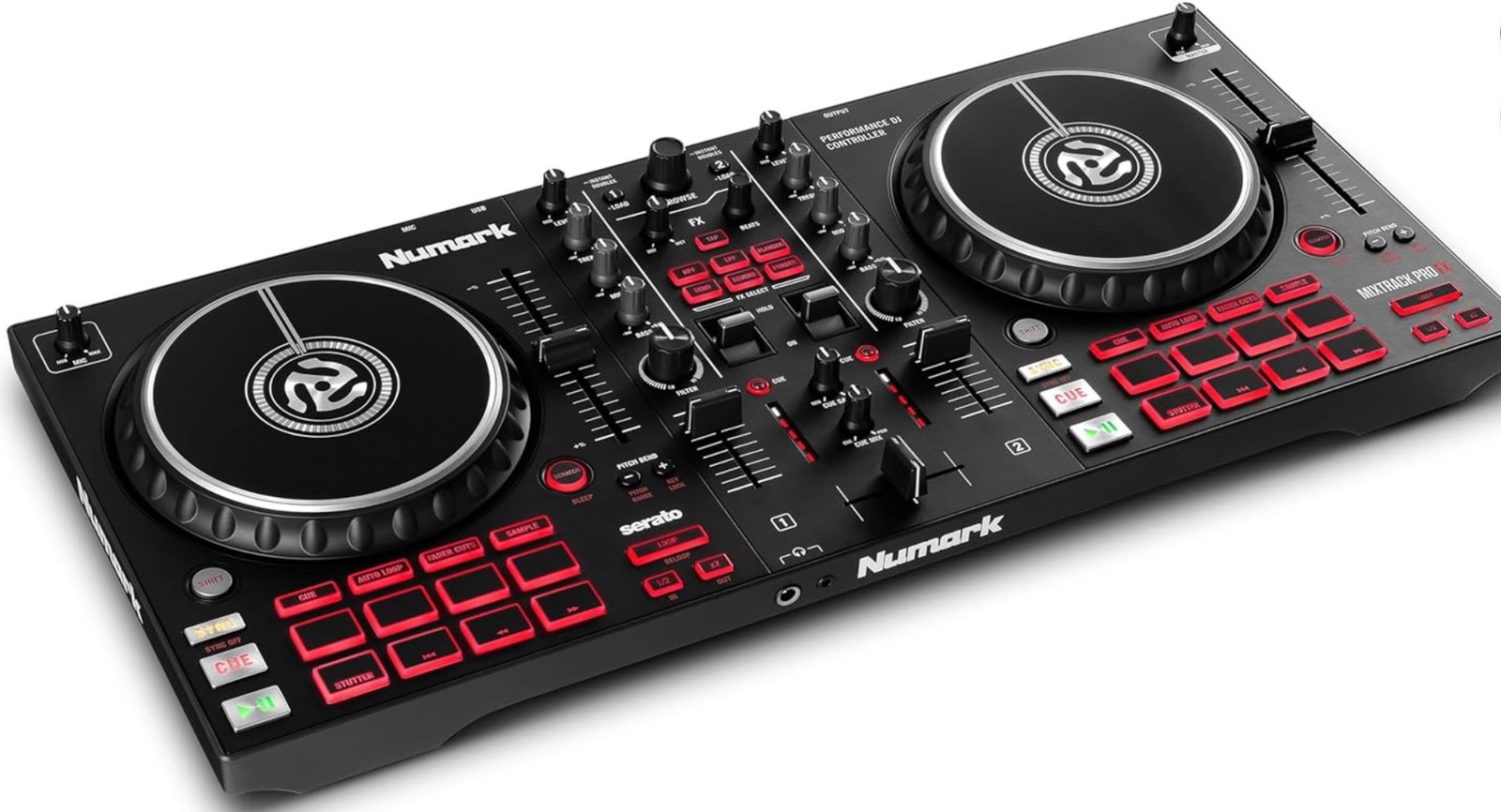 Numark Mixtrack Pro FX budget DJ controller