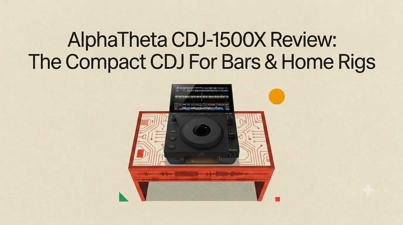 AlphaTheta CDJ-1500X Review: The Compact CDJ For Bars & Home Rigs