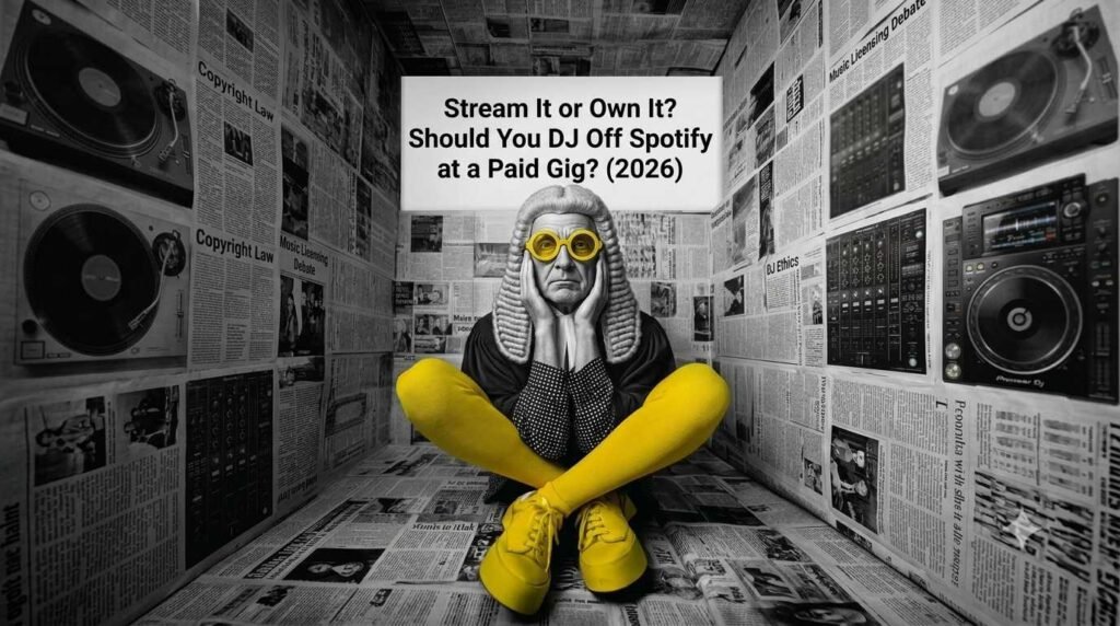 Stream It or Own It? Should You DJ Off Spotify at a Paid Gig? (2026)