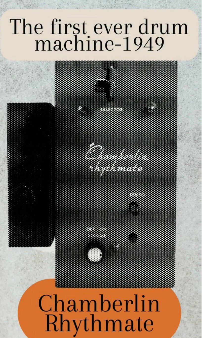 The Chamberlin Rhythmate, a tape-based rhythm machine from the late 1940s.