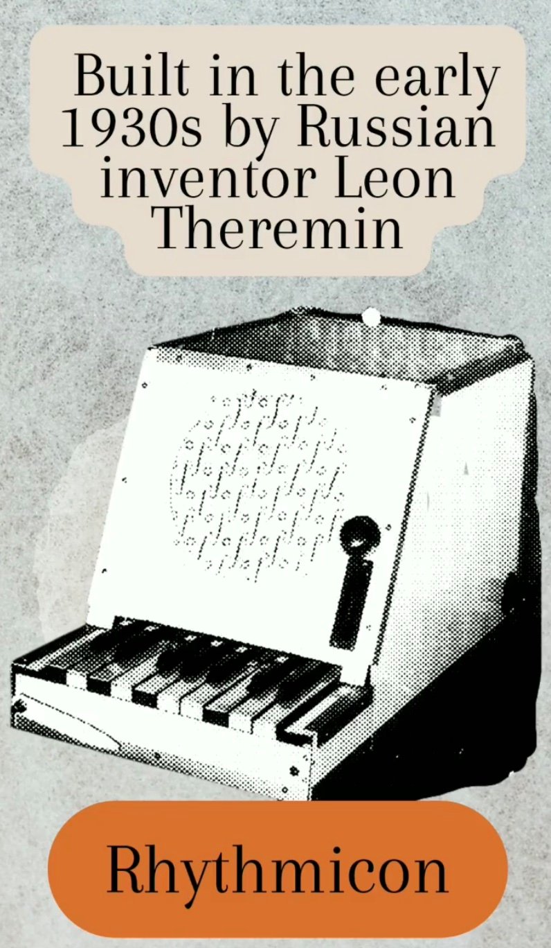 The Rhythmicon, an early electronic rhythm machine designed by Léon Theremin in 1931.