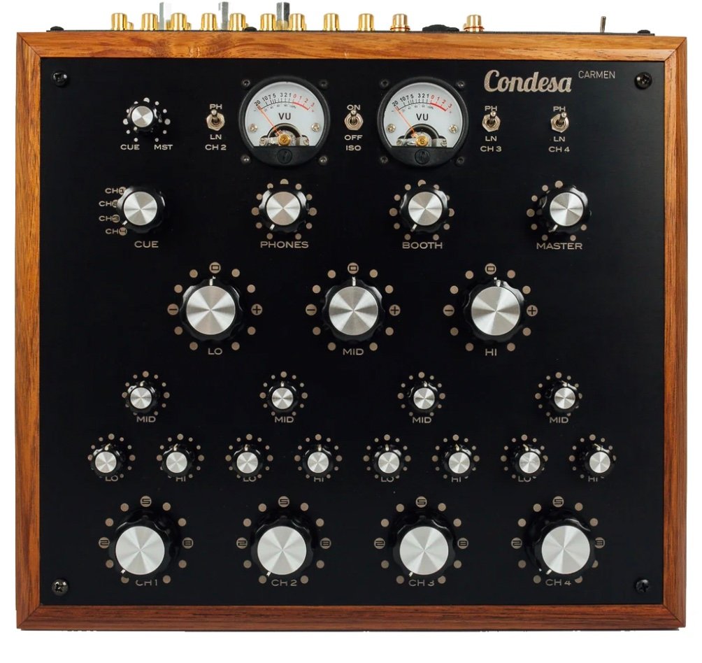 Condesa Carmen V four-channel rotary DJ mixer