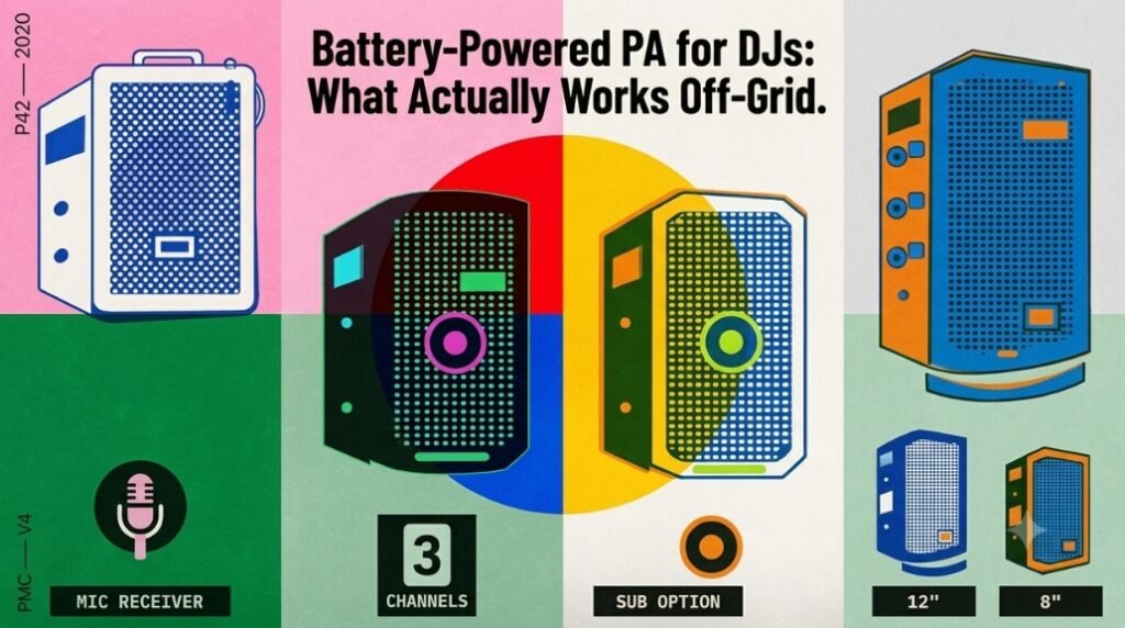 Battery-Powered PA for DJs: What Actually Works Off-Grid