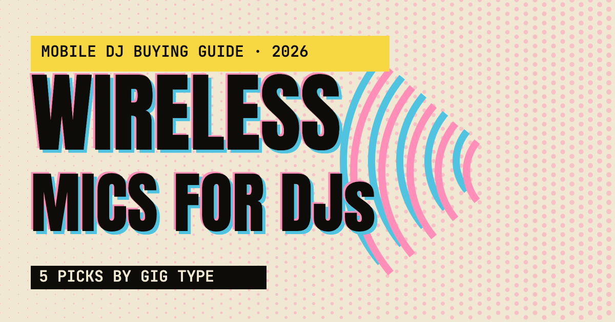 Best Wireless Microphones for DJs (2026): Mobile Gig Picks